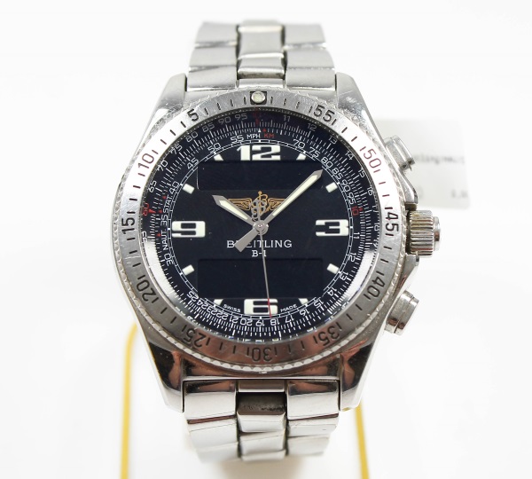 Breitling B1 Chronograph B1- Quarz, Ref.-Nr. A68362-108 Jahrgang 2003 mit digitalen Funktionen